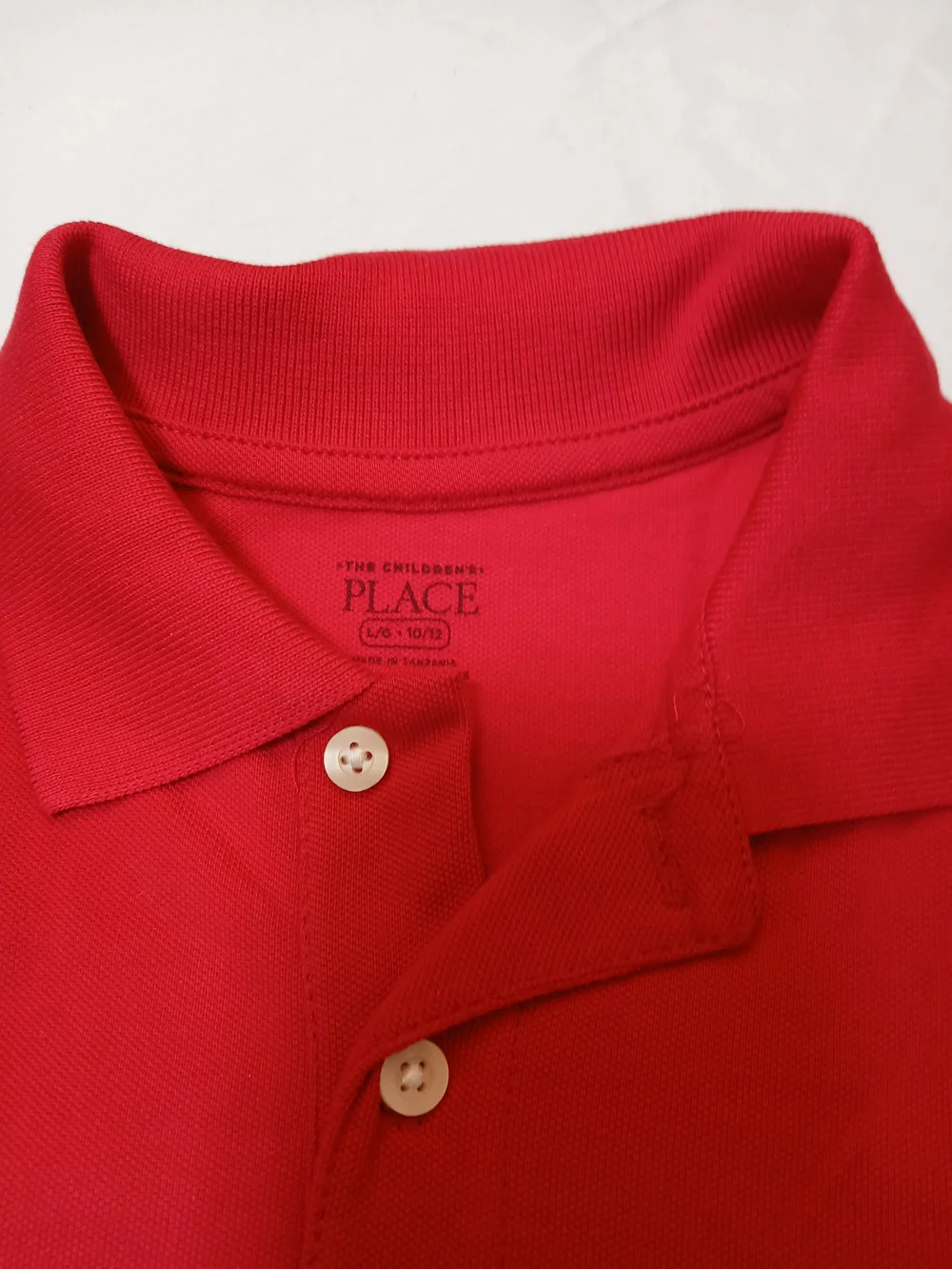The Children's Place Bright Red Polo Shirt